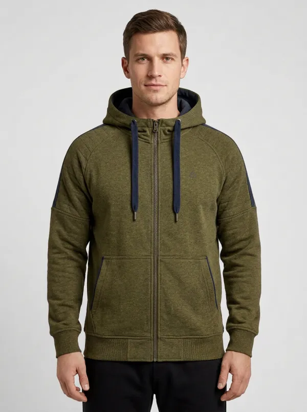 Casual Zip-Up Jacket Profile Men's Sport Jacket
