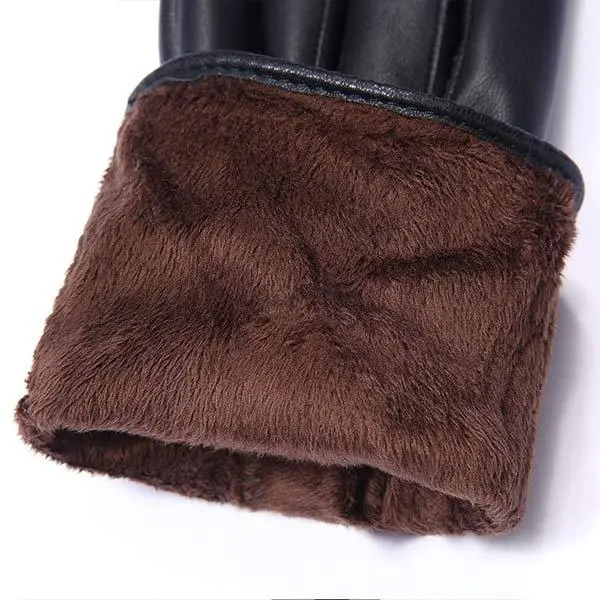 Women'S Fleece Thickened Thermal Touchscreen Gloves 11140247C