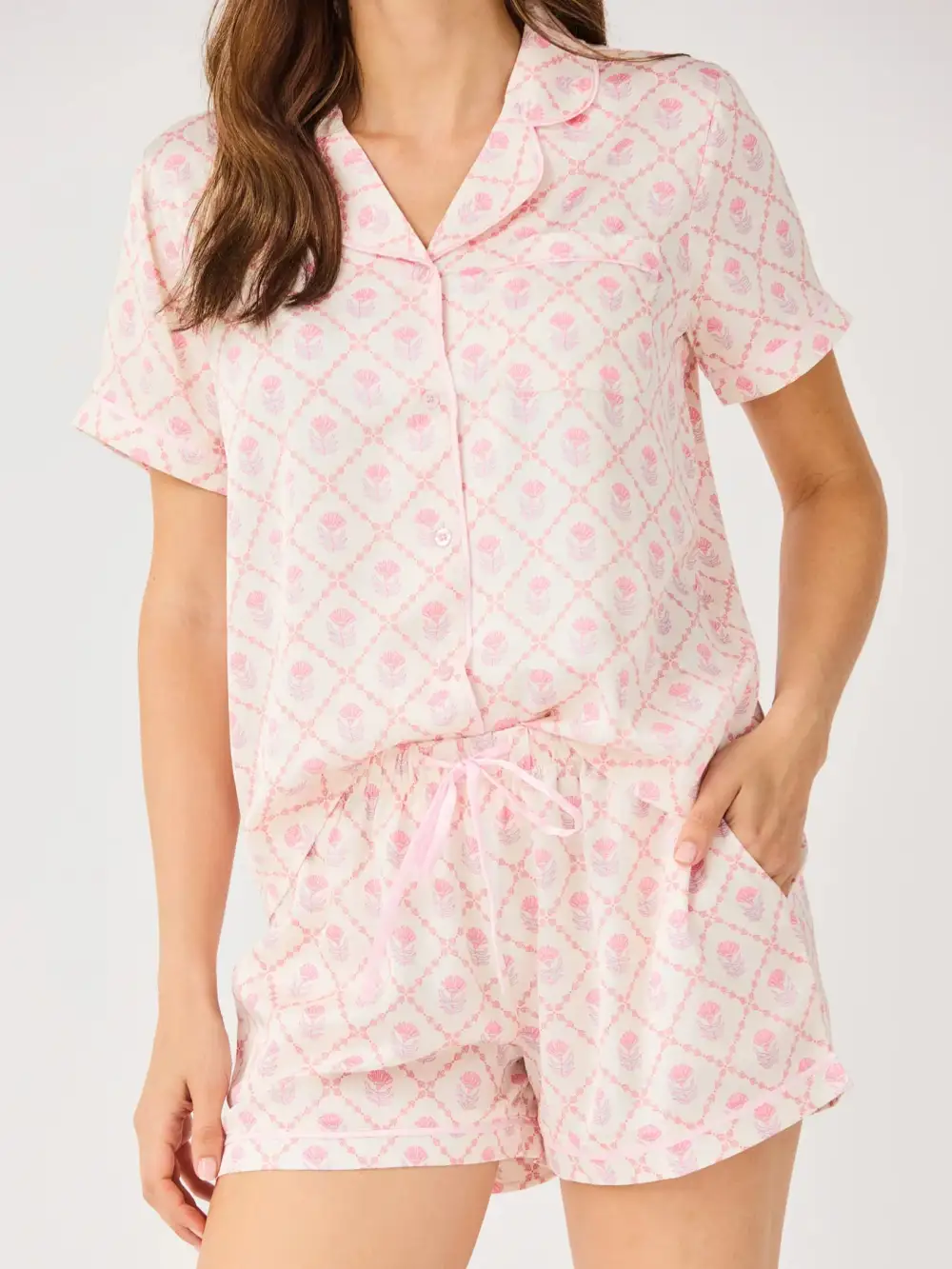 Many Flowers Comfortable Everyday Pajama Set