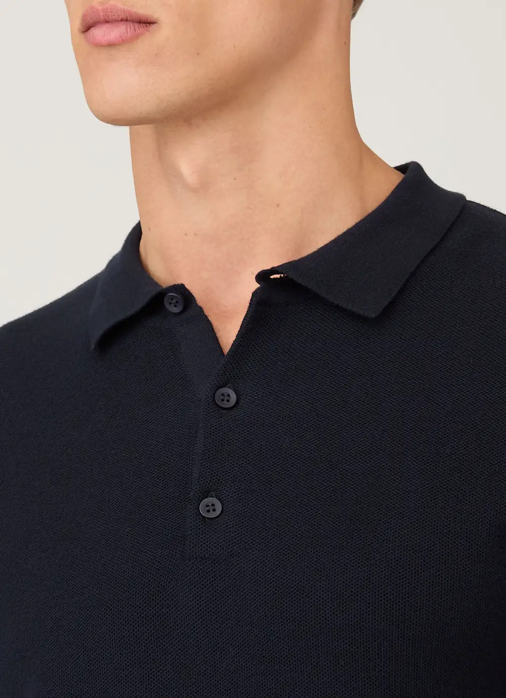 Regular Fit Cotton Knit Short Sleeve Polo Shirt