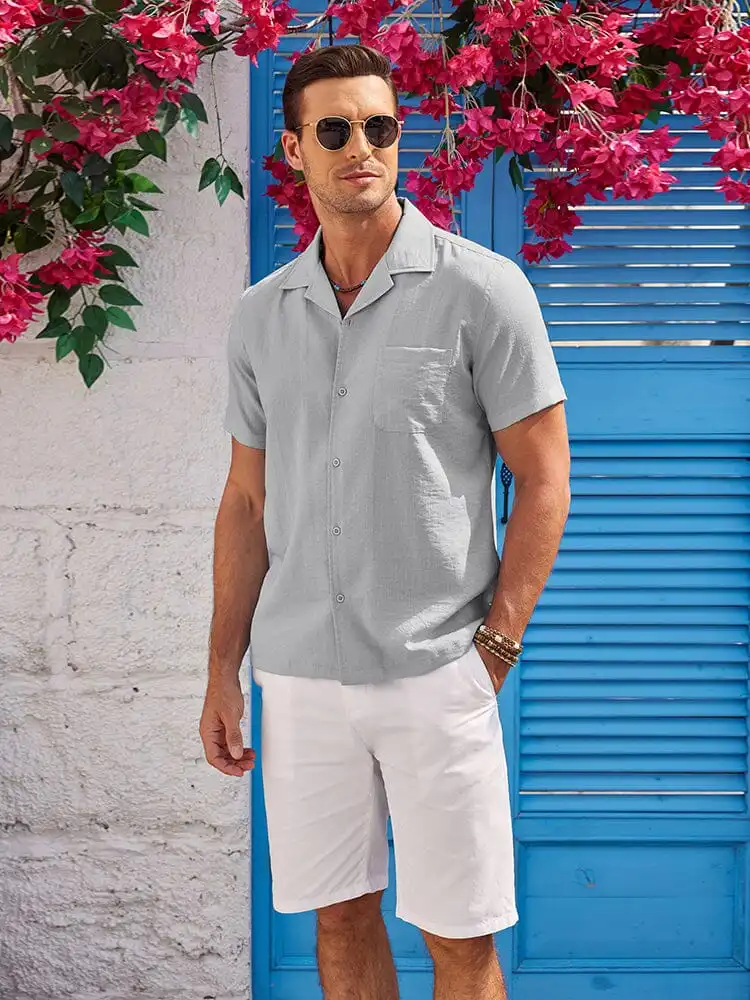 Casual Vacation Cuban Shirt