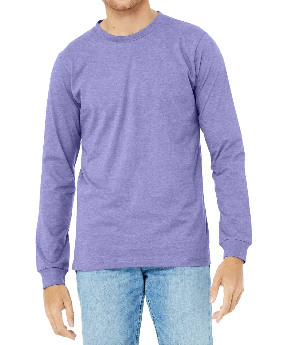 Unisex CVC Fleece Long-Sleeve T-Shirt