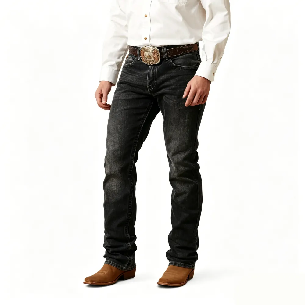 🔥 Men's Stretch Boot Cut Relaxed Jeans | High Stretch Denim Fabric, Comfortable Mobility Without Restriction All Day Long