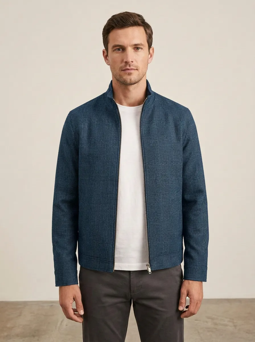 Plaid Lightweight Jacket