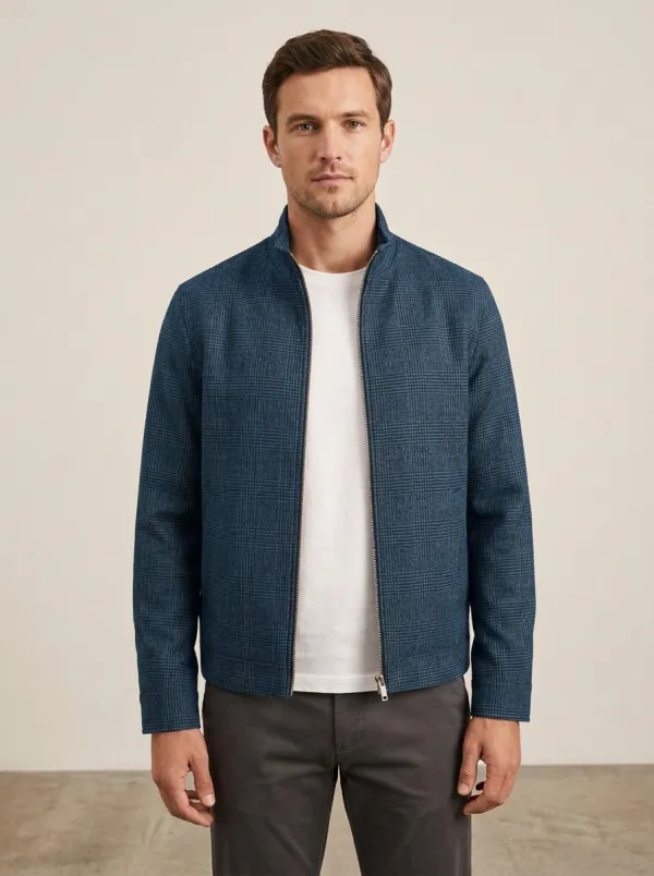Plaid Lightweight Jacket