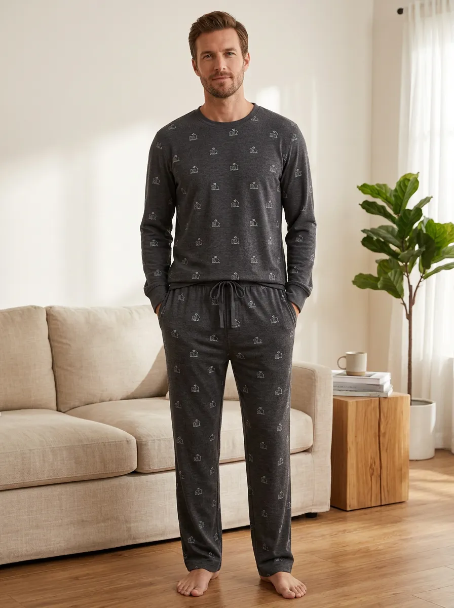Relaxed Form Classic Men's Pajama Set