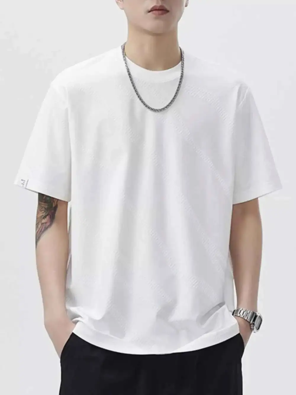Casual Round Neck Short Sleeve T-Shirt
