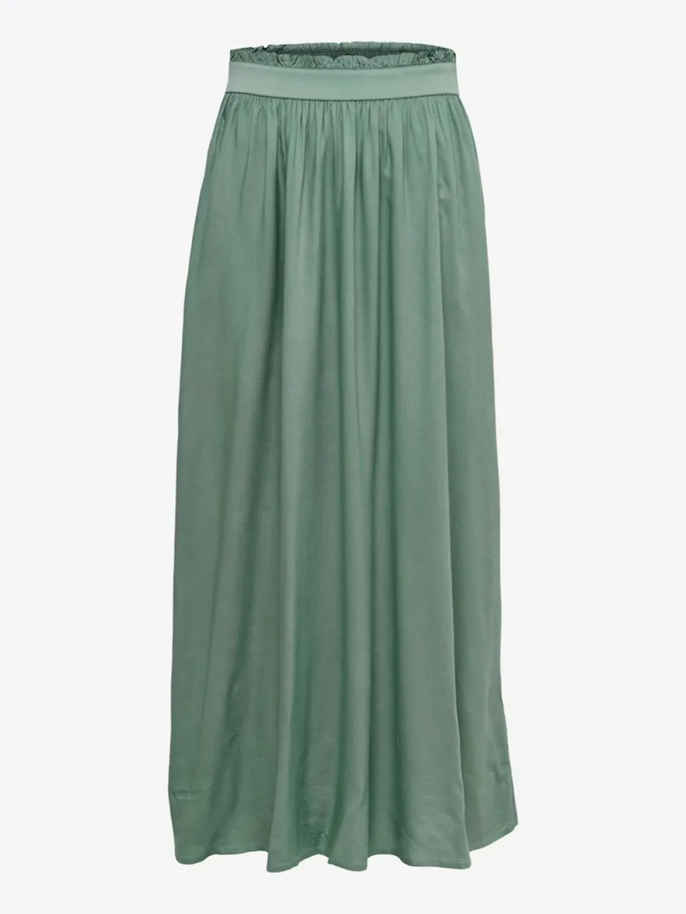 Plain Colored Casual Style A-line Skirt