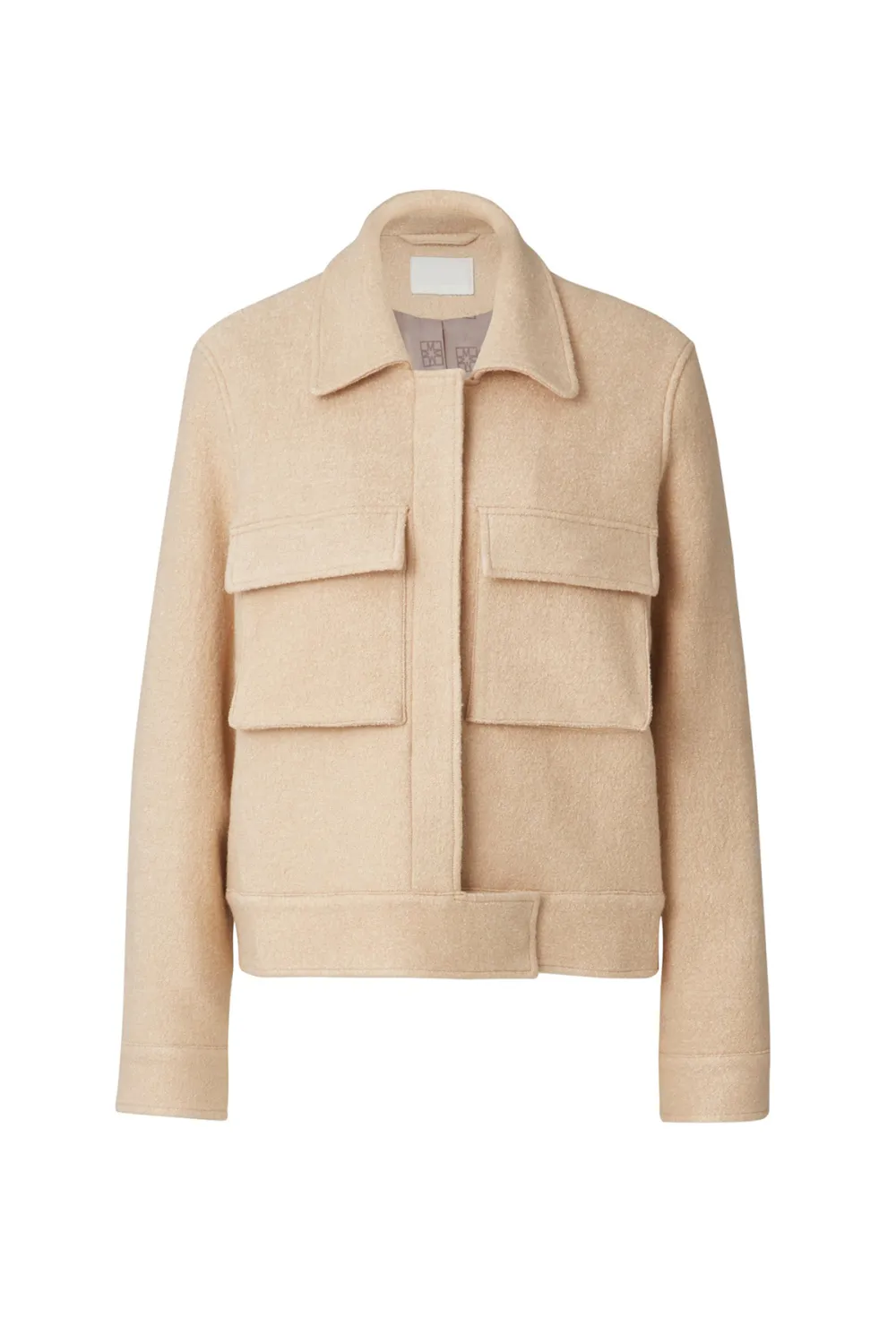 Cropped Tweed Work Jacket