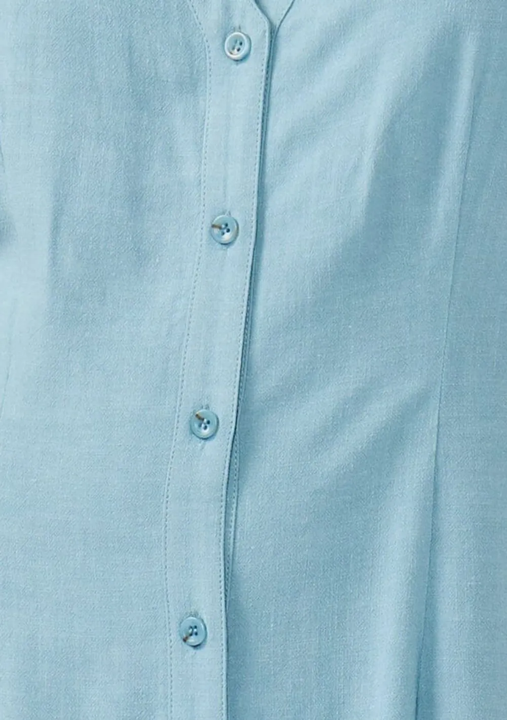 Side Slit Button Up Dress