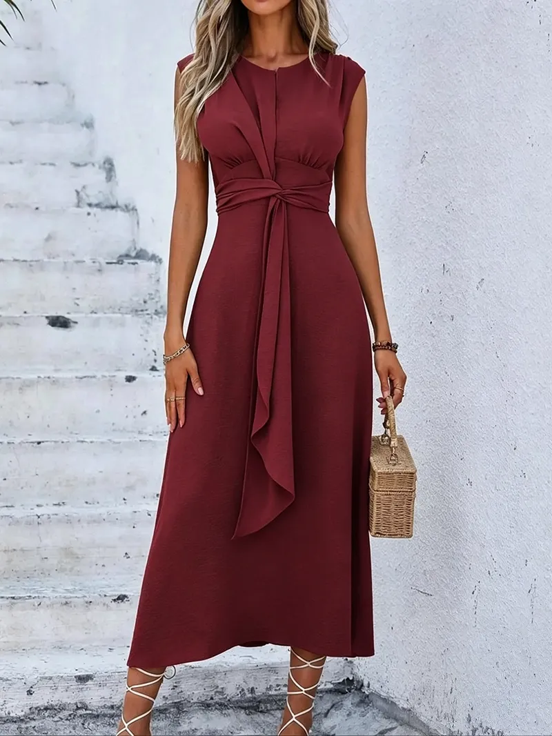 🔥Hot Sale💥Women'S A-Line Dress With A Cinched Waist🔥8-PACK - All Colors Included