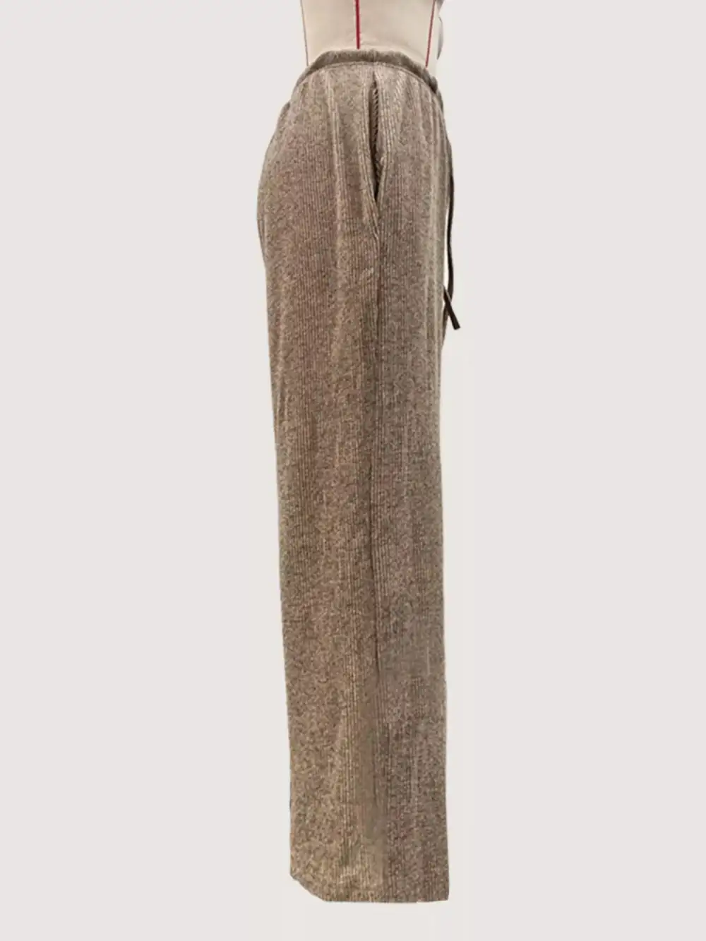 Wide Leg Drawstring Casual Everyday Pants