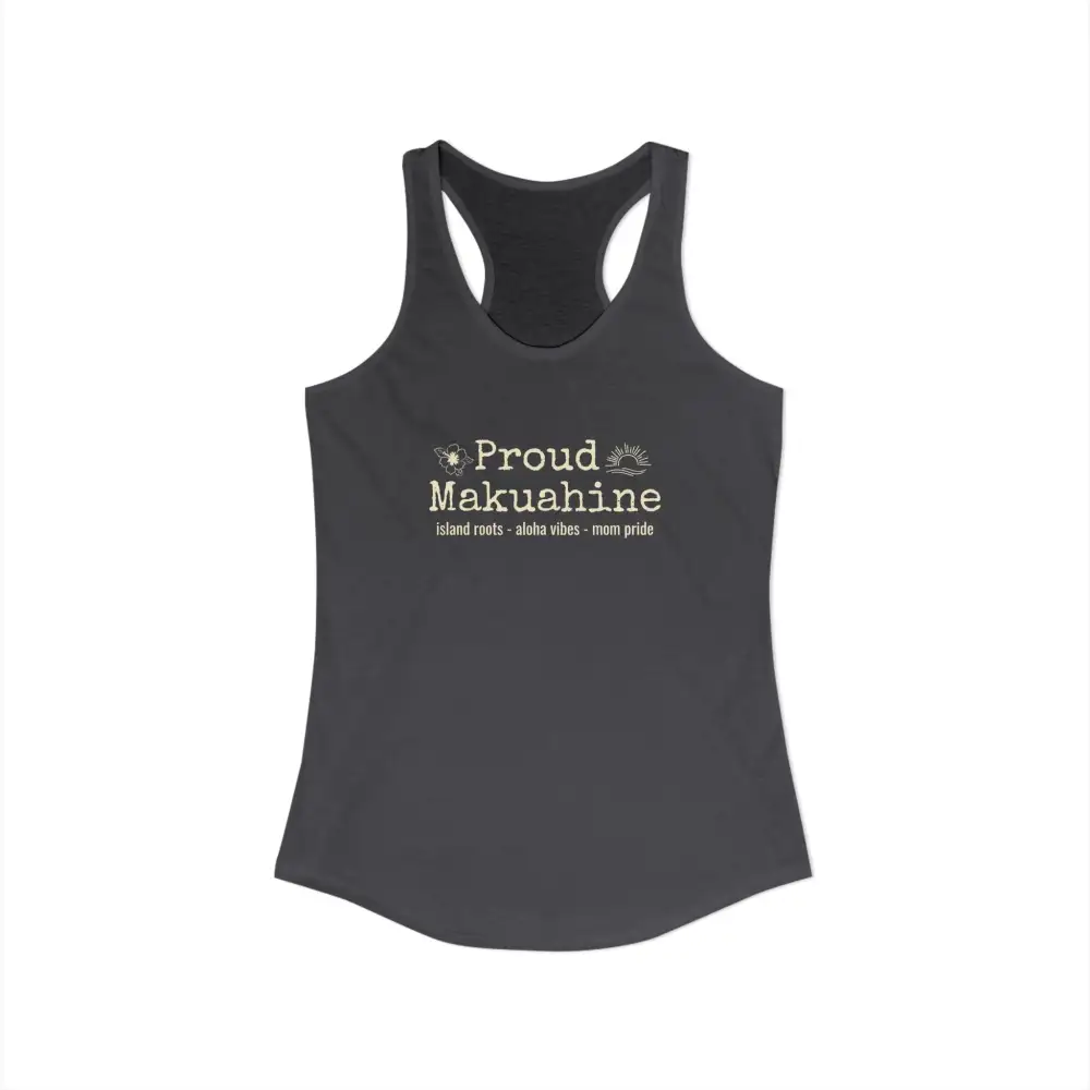 Proud Mom Graphic Racerback Tank