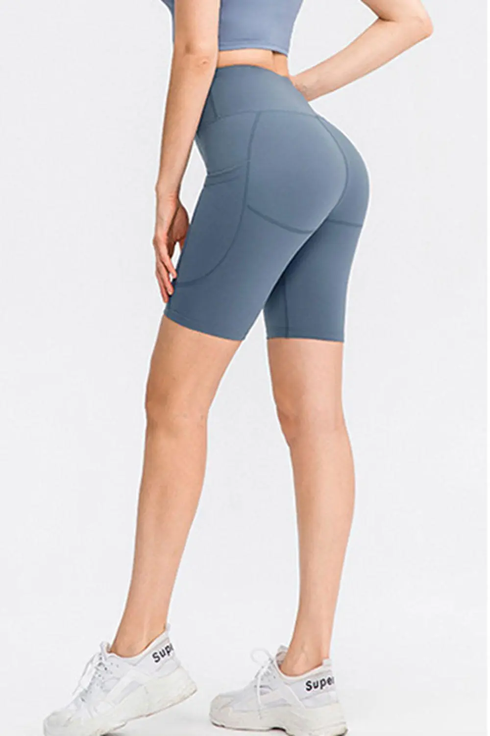 Ruffled Open Front Shorts