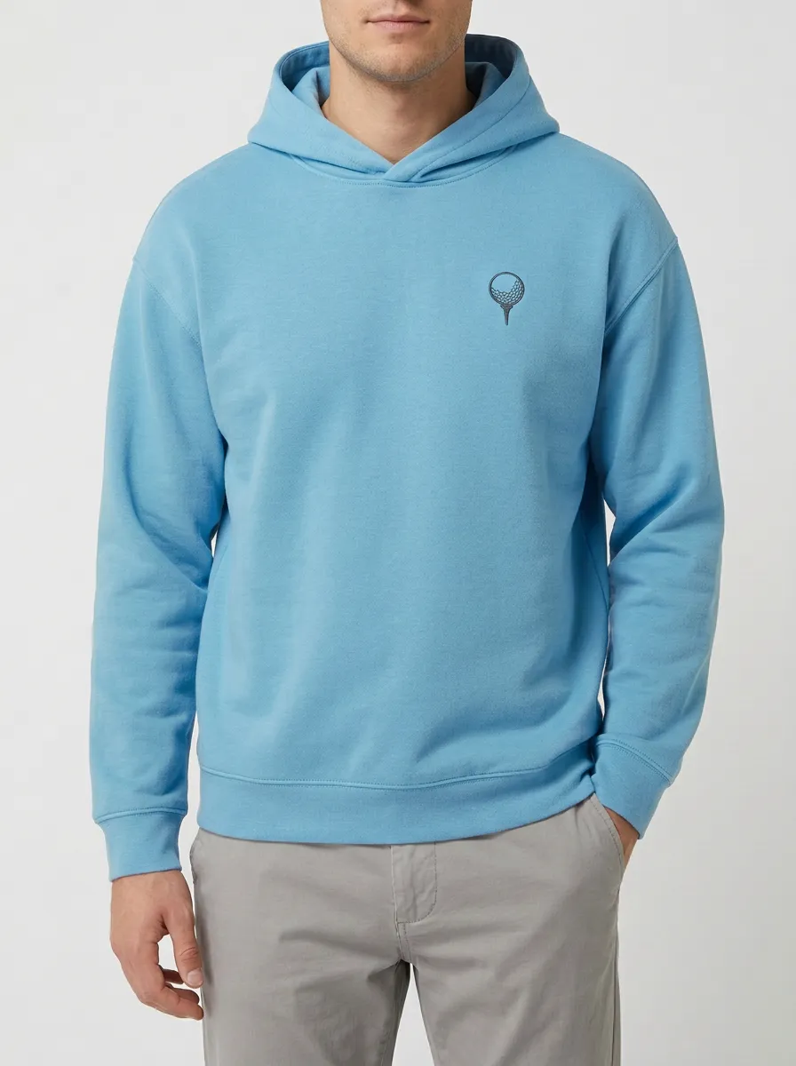 Relaxed Ball-On-Tee Golf Casual Hoodie