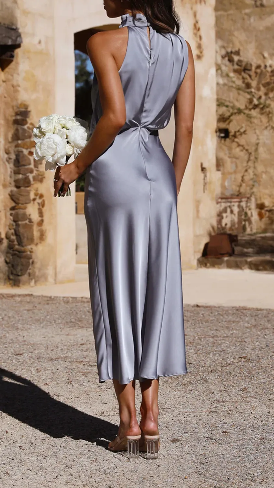 High Neckline Dress
