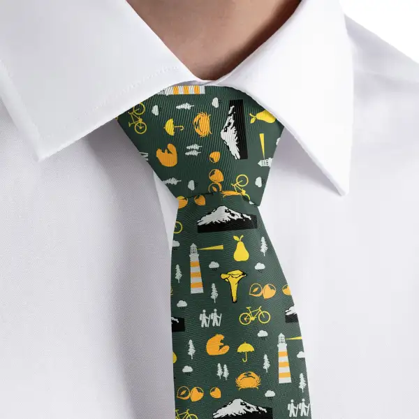 Modern Heritage Emblem Statement Necktie