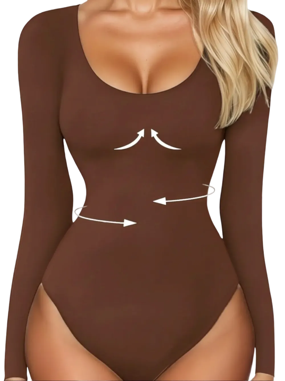 Women’s Ribbed Tummy Control Bodysuit