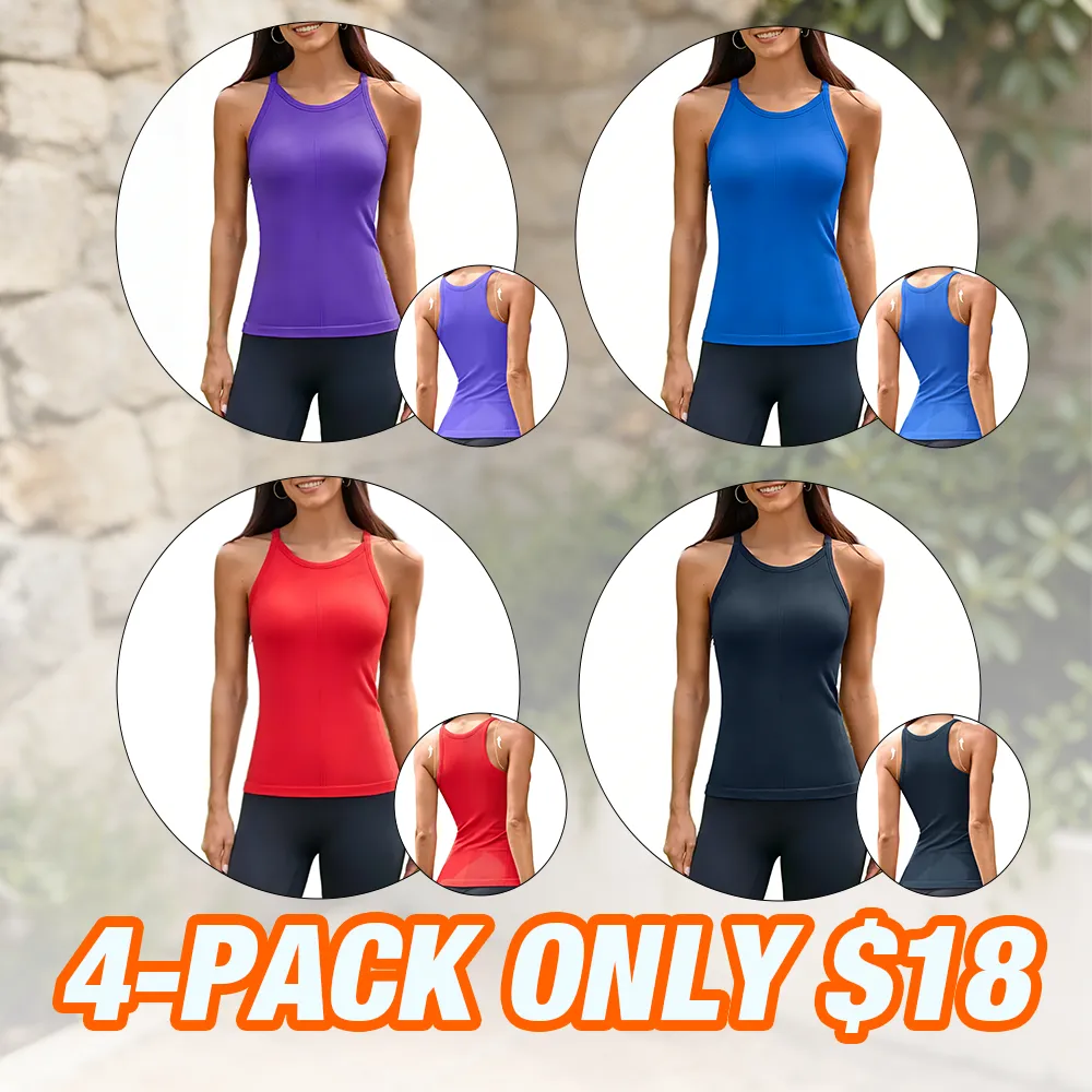 Women CoreFlex Ribbed Bra Tank with Built in Bra