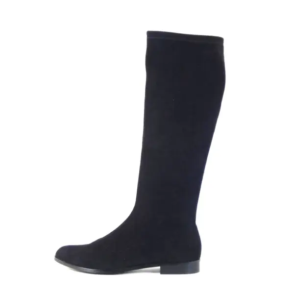 Pointed Toe Stretch Knee High Boots
