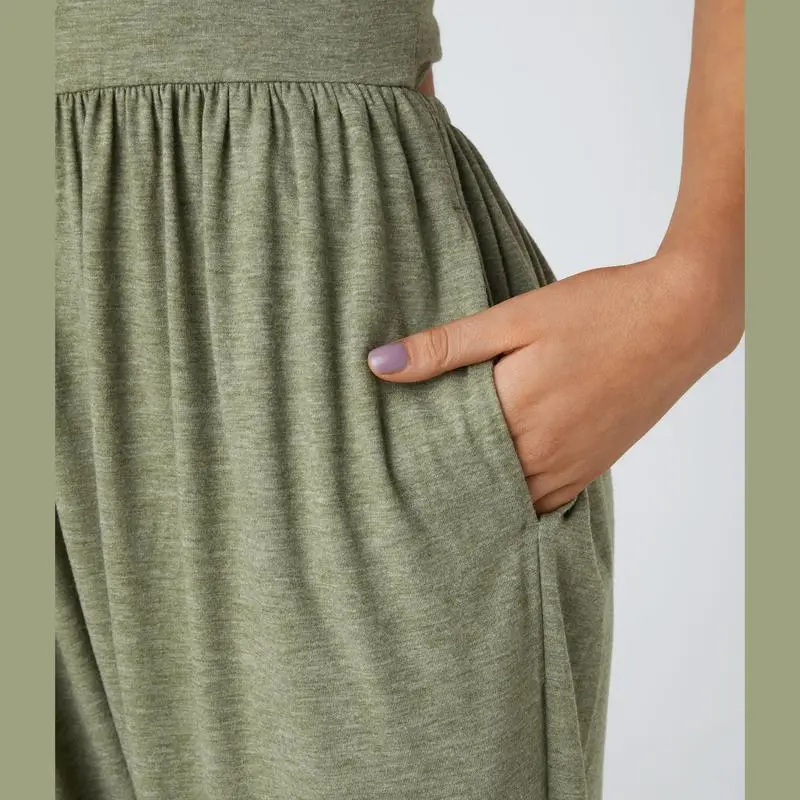 Backless Twisted U Neck Side Pocket Harem Casual Jumpsuit – Easy Peezy Edition 🔥 Limited-Time Offer — 50% OFF Today Only!