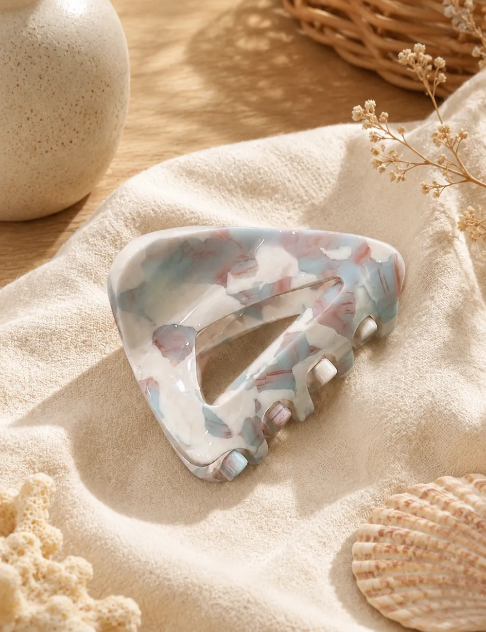 Triangle Hollow Mini Hair Clip
