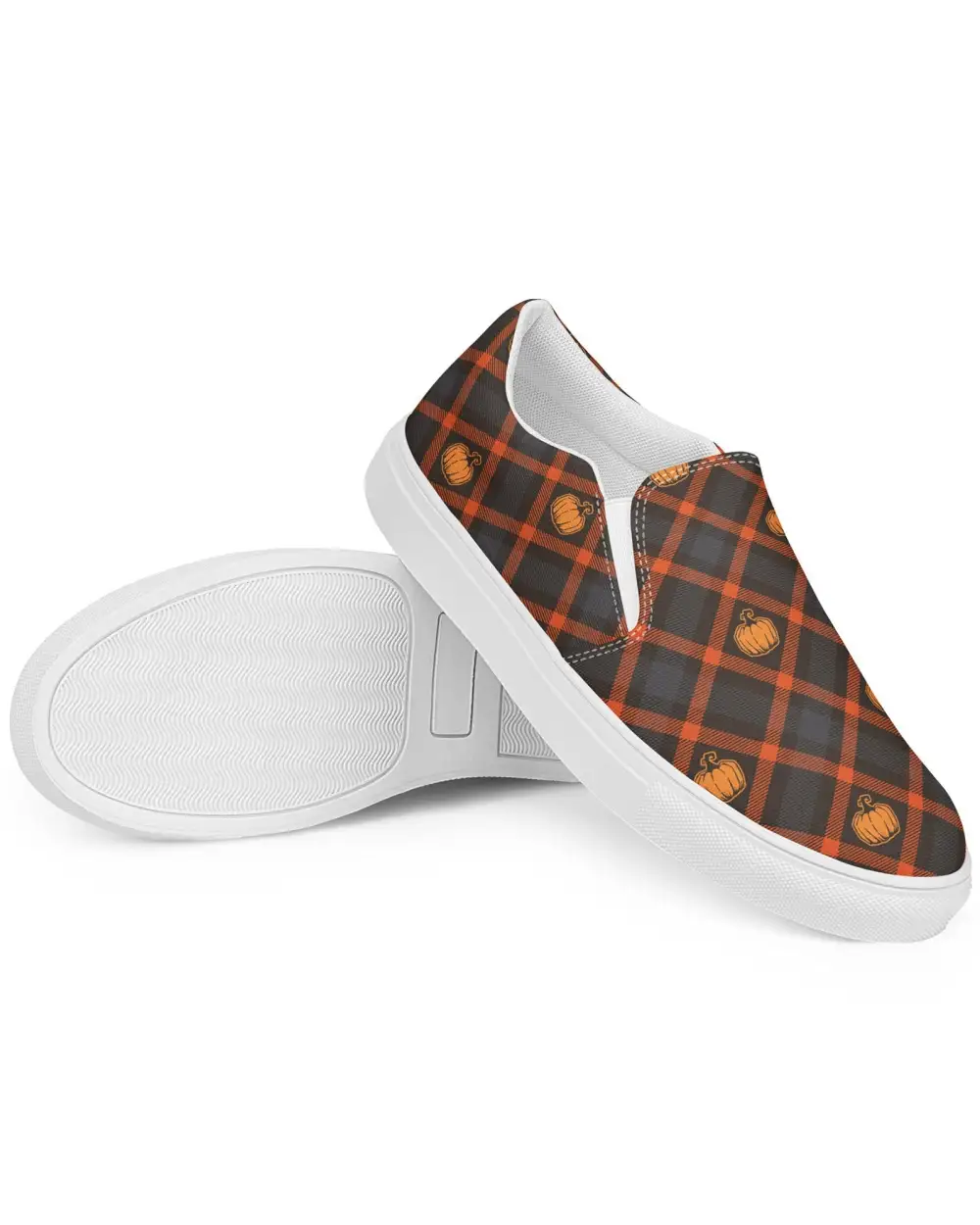 Cozy Plaid Slip On Shoes