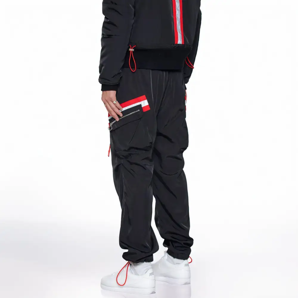 Reflective Tape Utility Cargo Pants