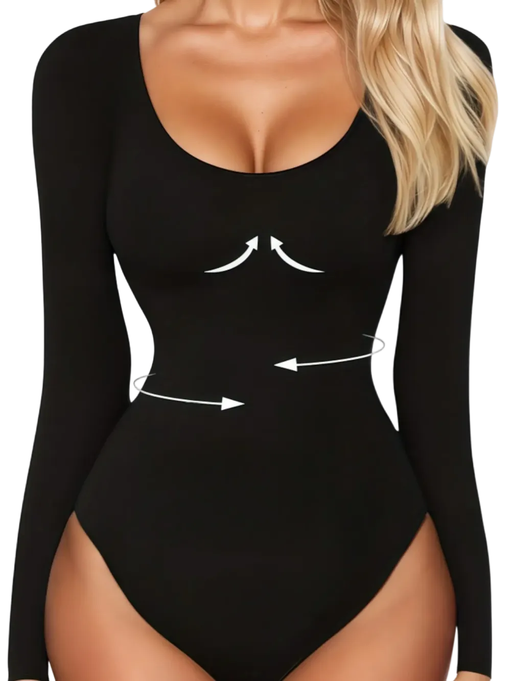 Women’s Ribbed Tummy Control Bodysuit