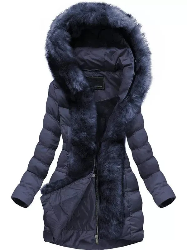 Women's winter hooded parka