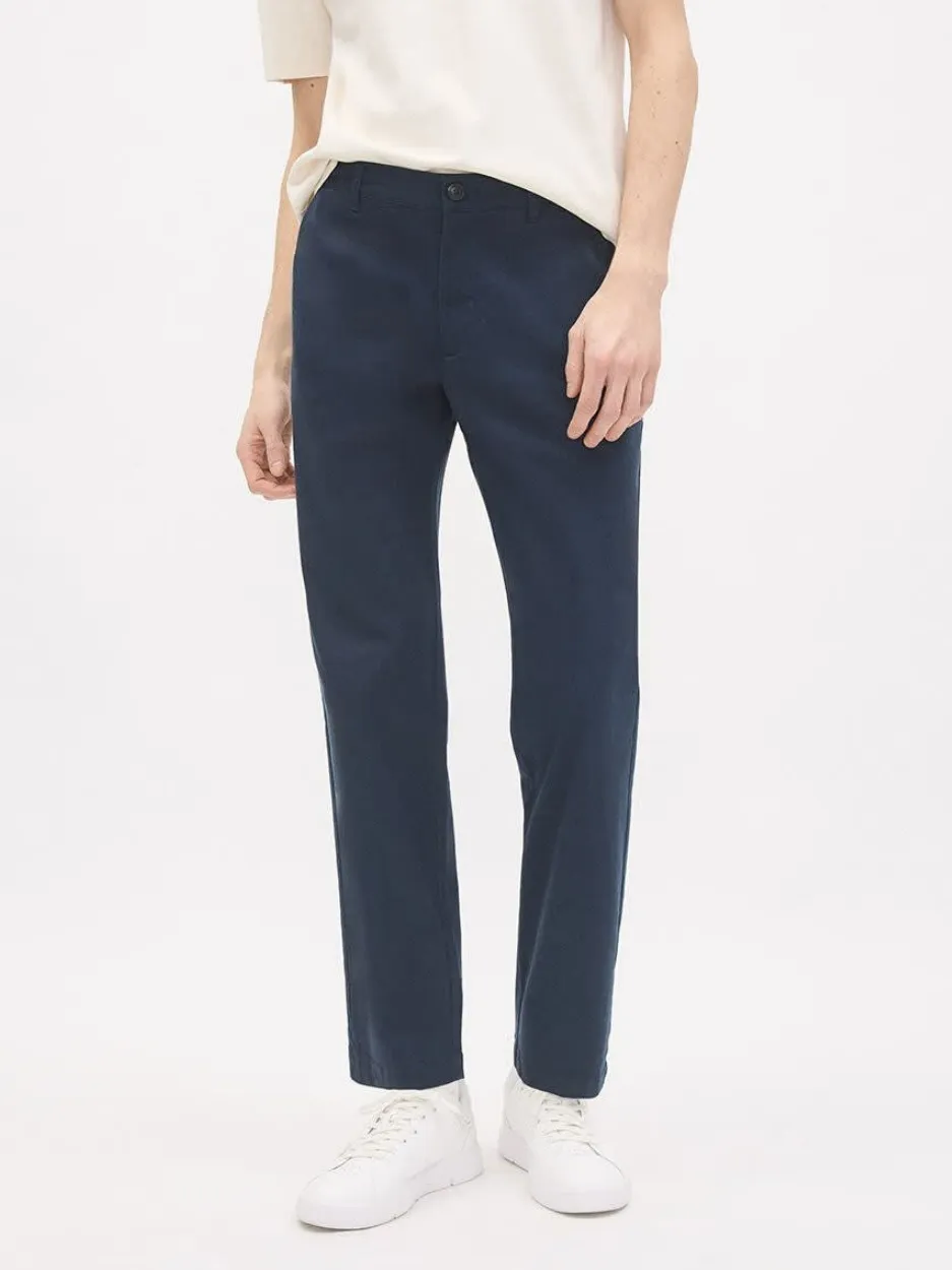 Navy Blue Straight Leg Pant