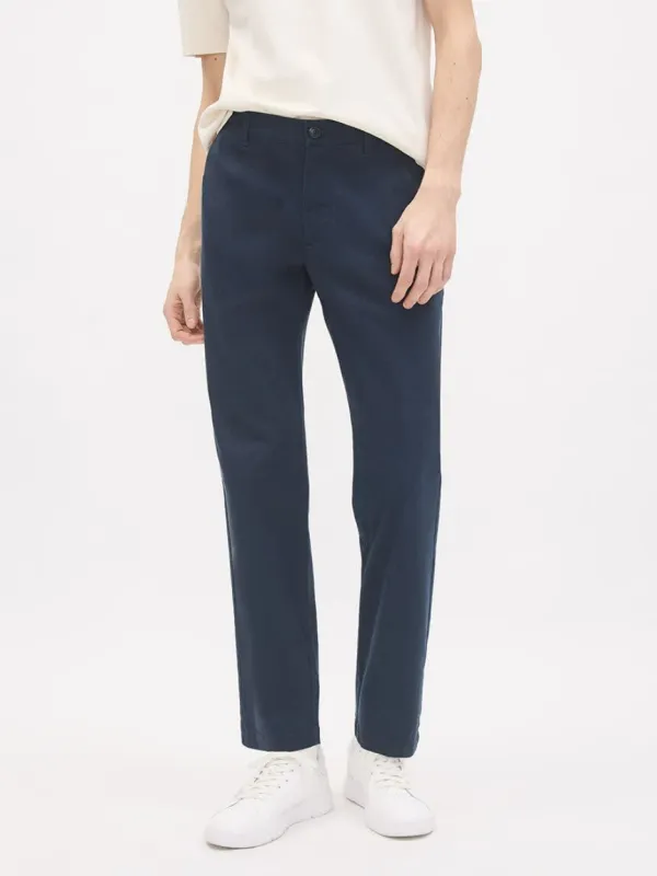 Navy Blue Straight Leg Pant