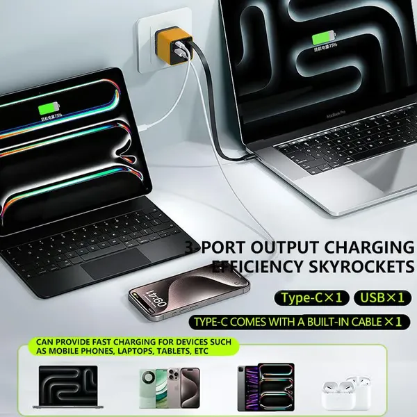3 in 1 GaN Charger