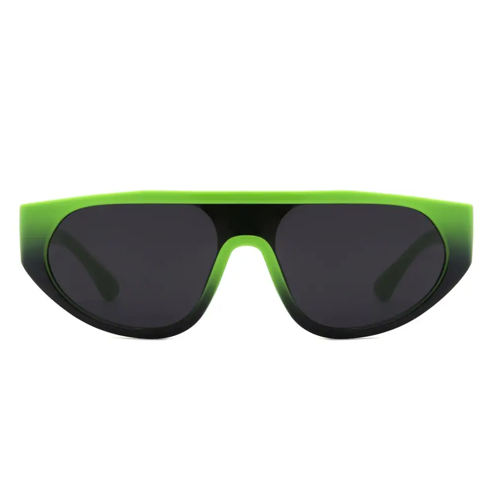 Round Flat Top Frame Sunglasses
