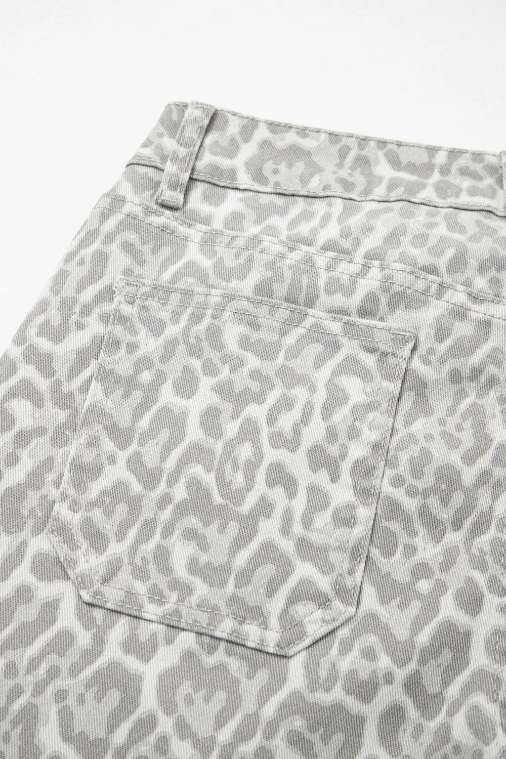 Collared High Rise Denim Jeans