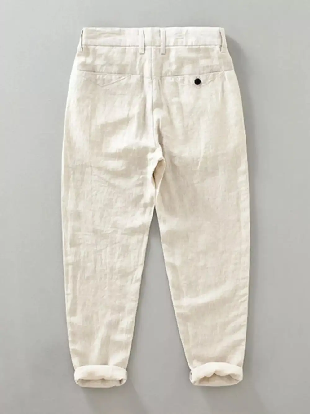 Men's Plus Size Casual Cropped Pants