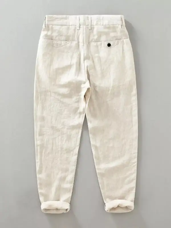 Men's Plus Size Casual Cropped Pants