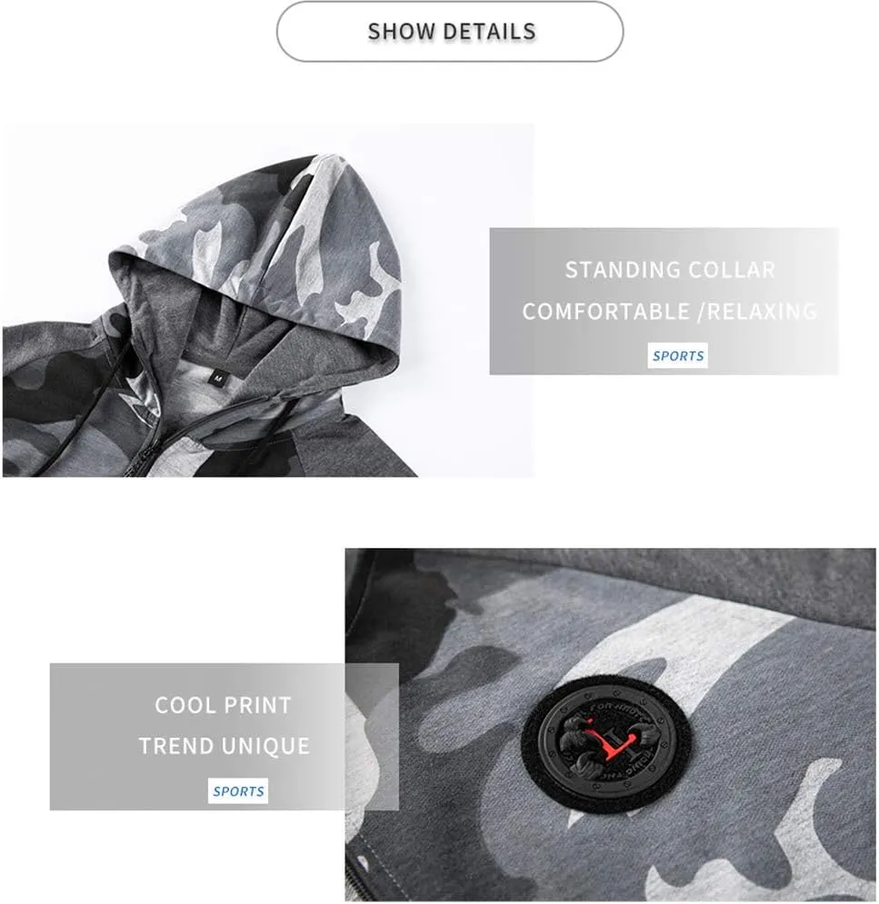 Casual Comfy Camo Suits for Men