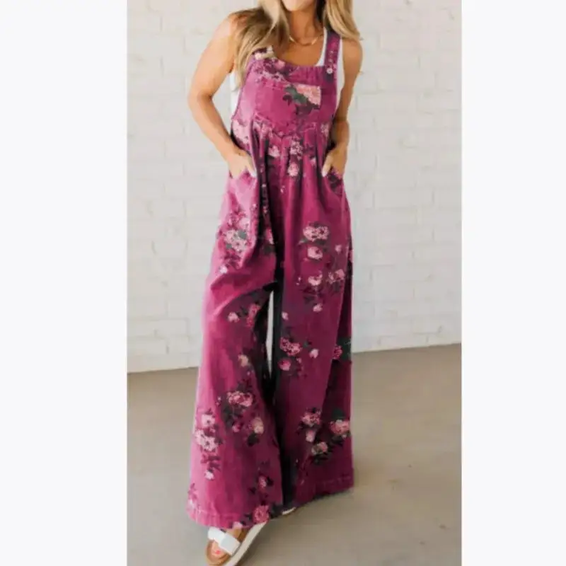Utility Drawstring Lapel-Neck Jumpsuit