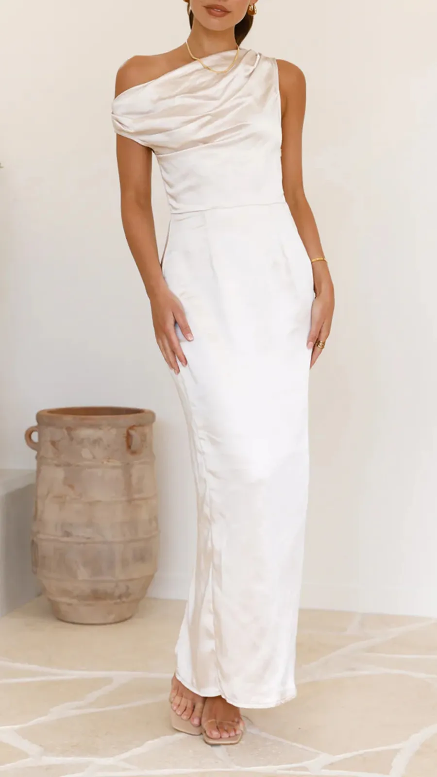 Off Shoulder Design Dress