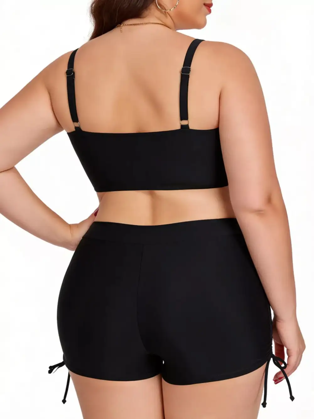 Ruched Two Piece Swim Set