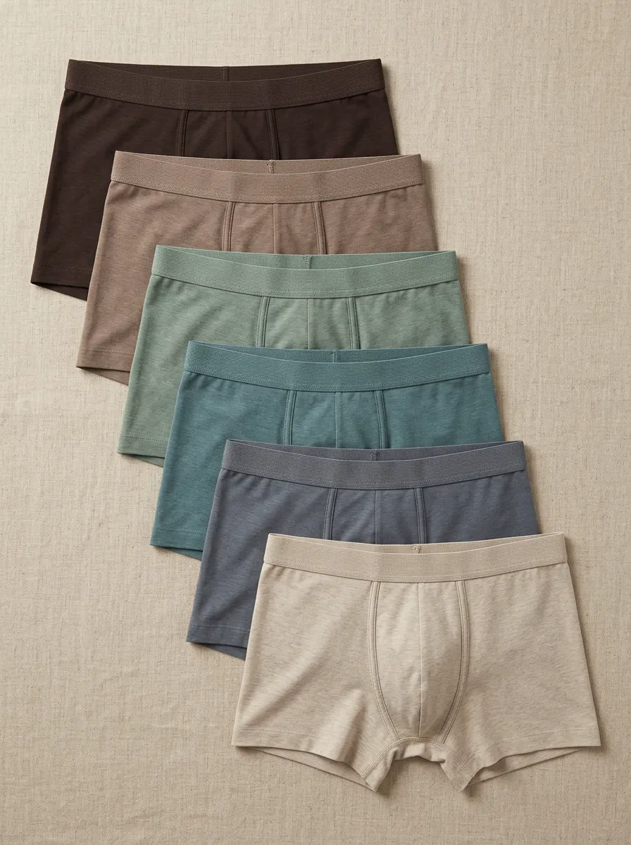 Men's Classic Essentials Minimalist Cotton Boxer Briefs Set