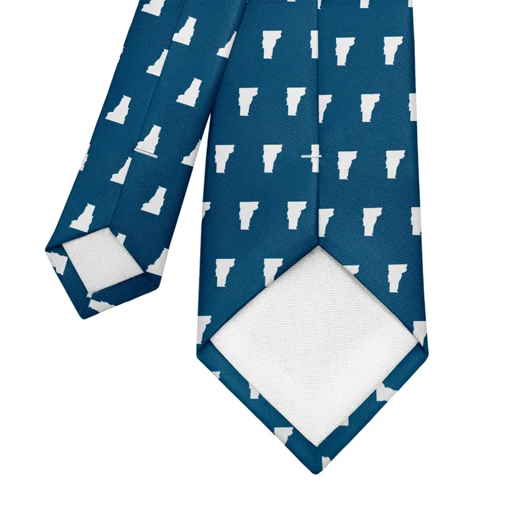 Timeless Outline Emblem Composition Necktie