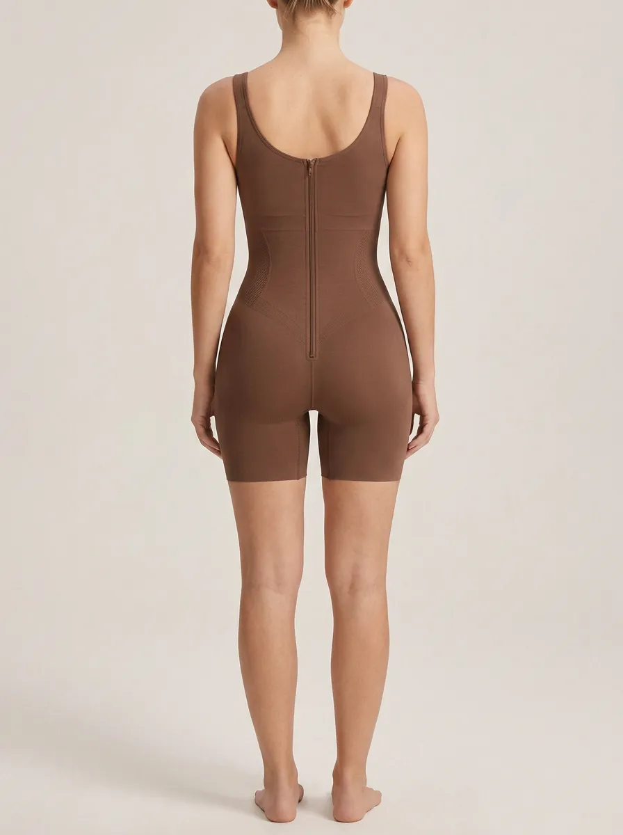 Modern Daily Women's Zip-Front Shaping Bodysuit