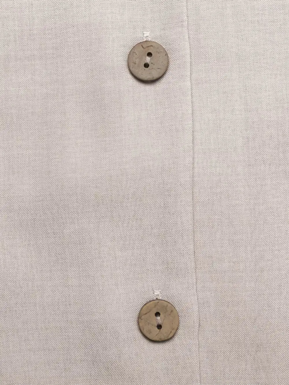 Button Front Sleeveless Midi Dress