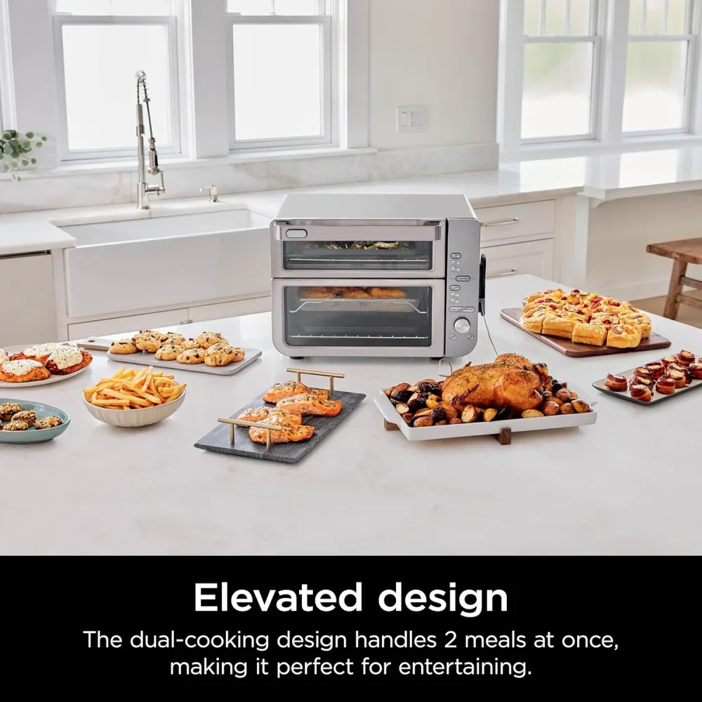 Ninja DCT451 12-in-1 Smart Double Oven with FlexDoor