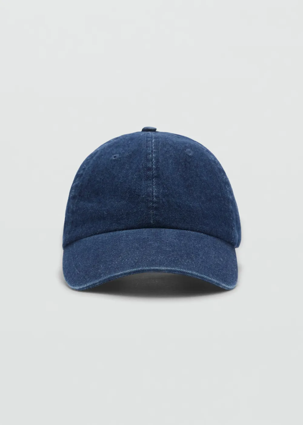 Casual Style Dark Blue Denim Cap