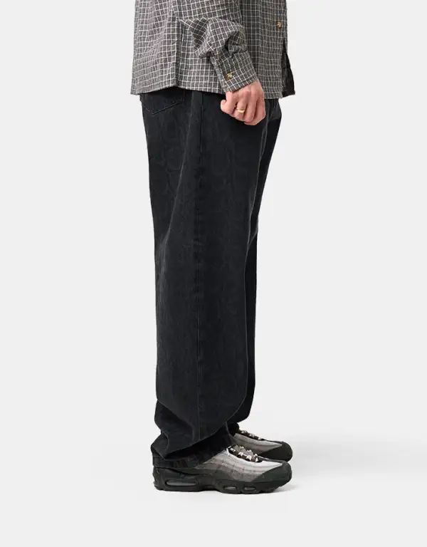 Men's Loose Tapered Utility Stretch Jeans