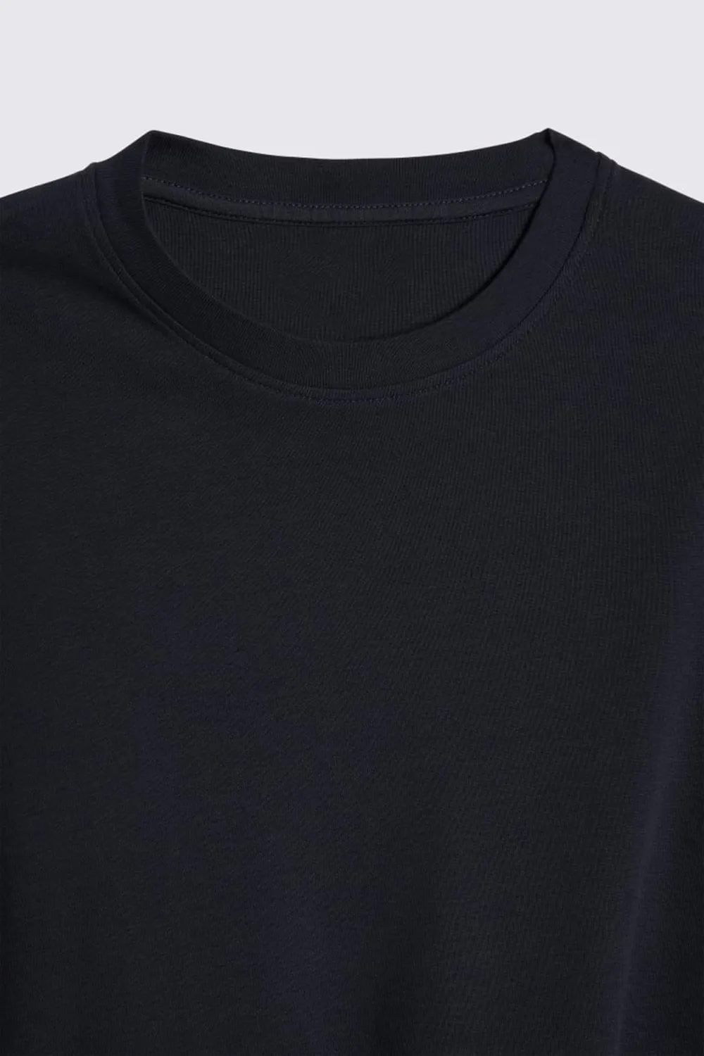 Ecru Heavyweight Pure Cotton Round-Neck T-Shirt