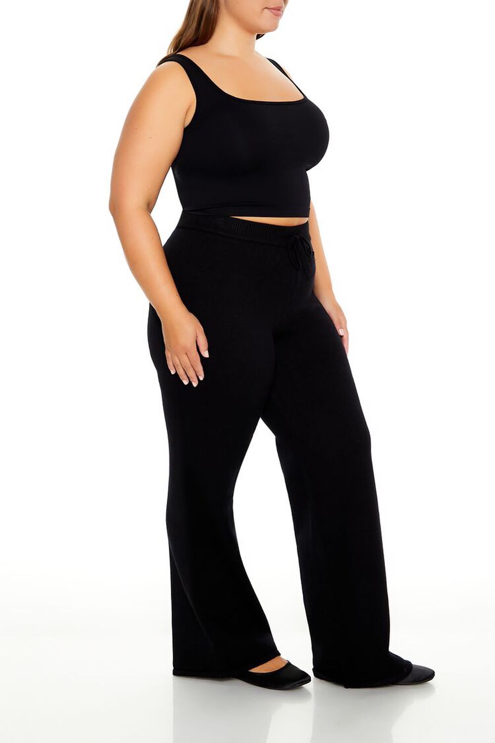 Plus Size Sweater-Knit Pants